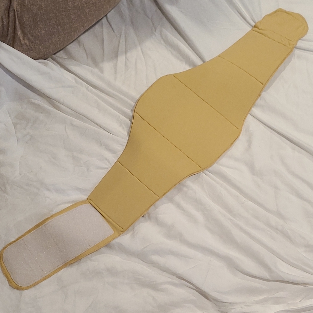 Abdominal board garment